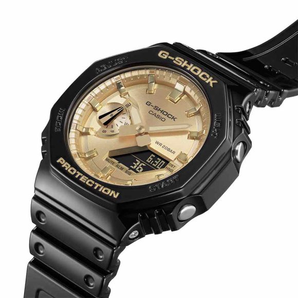 orologio multifunzione uomo Casio G-Shock GA-2100GB-1AER - immagine 2