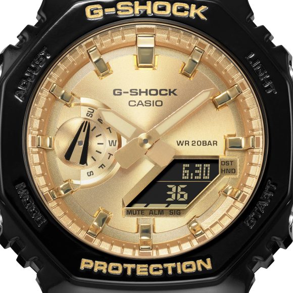 orologio multifunzione uomo Casio G-Shock GA-2100GB-1AER - immagine 5