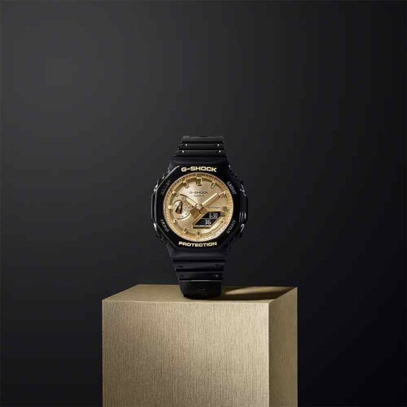 orologio multifunzione uomo Casio G-Shock GA-2100GB-1AER - immagine 3