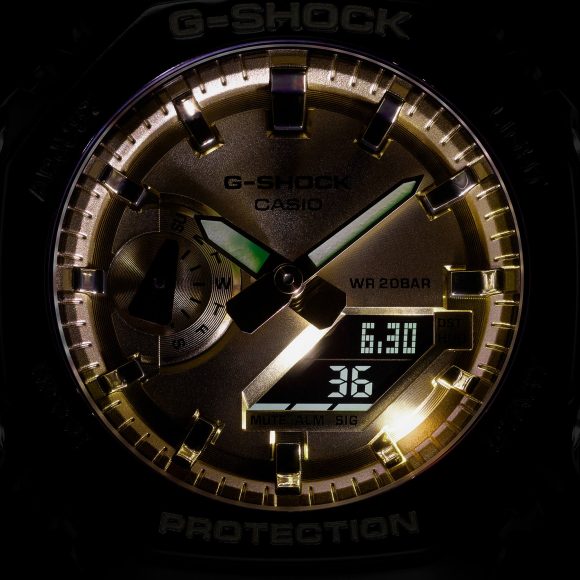 orologio multifunzione uomo Casio G-Shock GA-2100GB-1AER - immagine 8