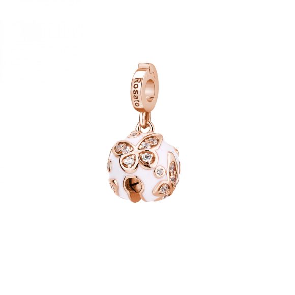 charm Campanellino argento Rosato RZ177